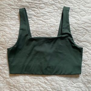 girlfriend collective tommy cropped bra